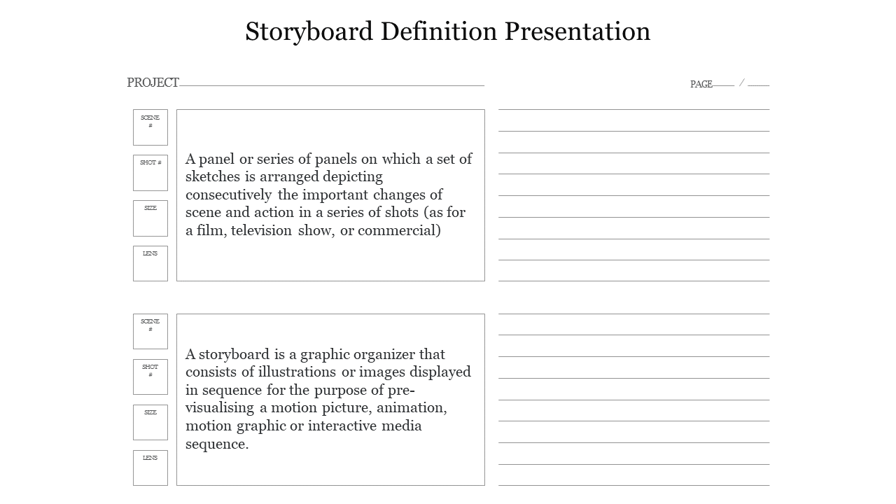 Storyboard Definition